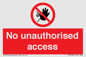 No unauthorised access